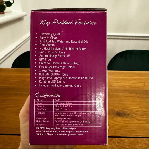 Now Solutions Portable USB diffuser - Picture 3 of 6